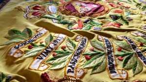 Detail of the Regimental Colours of the Argyll and Sutherland Highlanders of Canada (Princess Louise's)