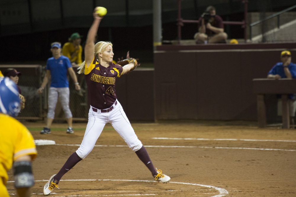 ASU softball defeated in consecutive losses for the first time this