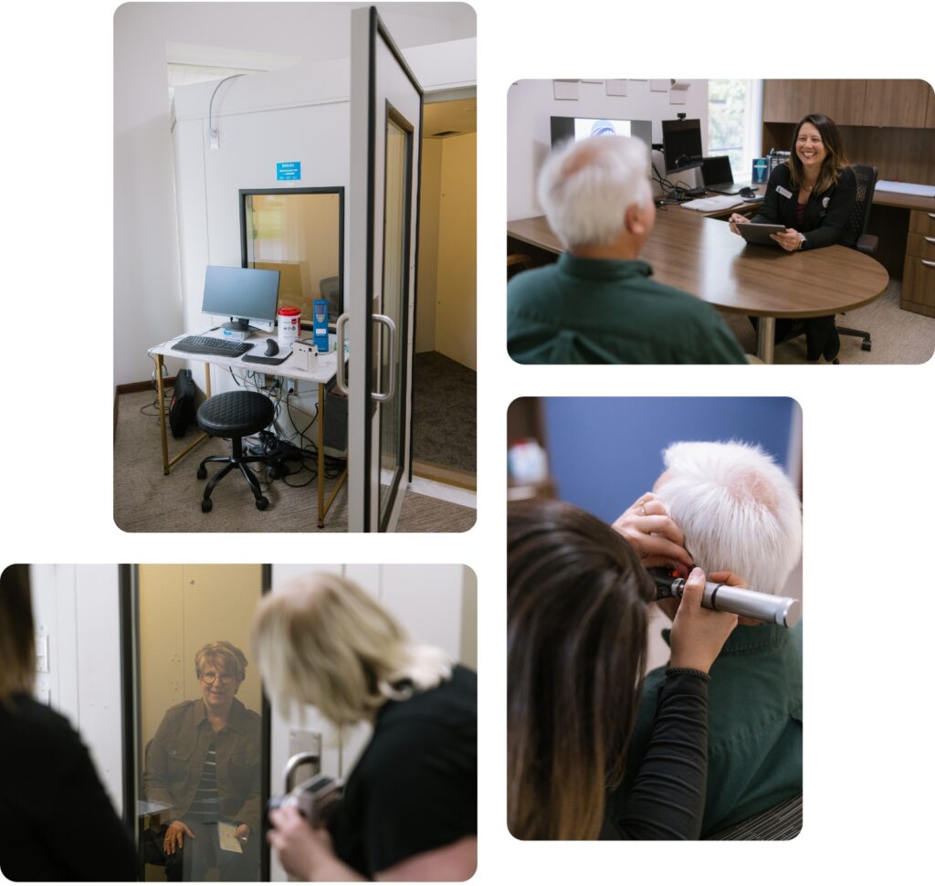 journey audiology services collage