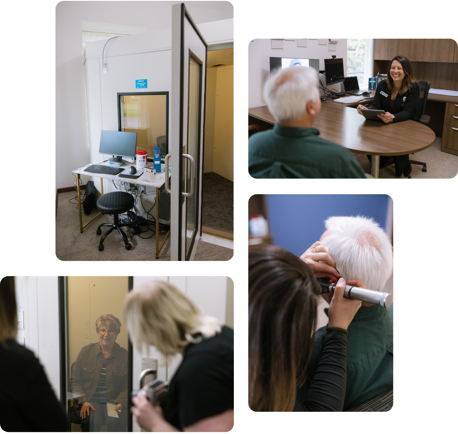 journey audiology services collage
