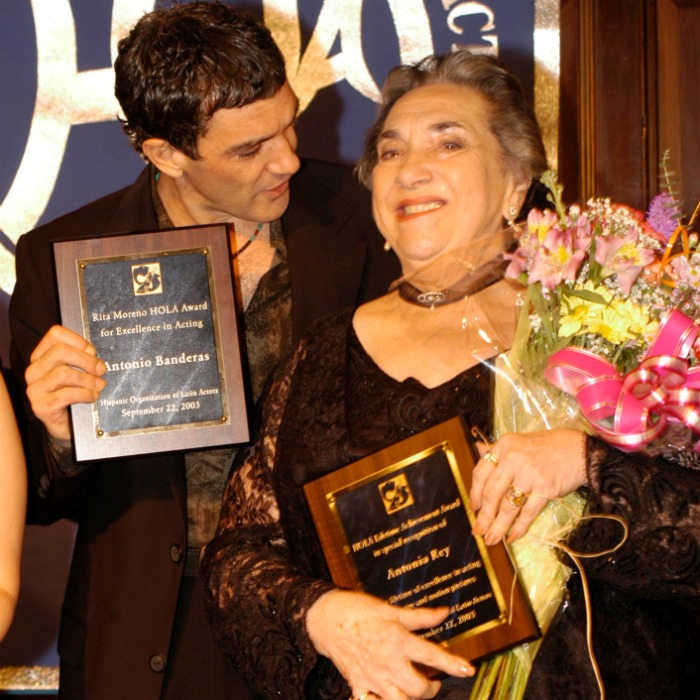 antonia rey photo with antonio banderas