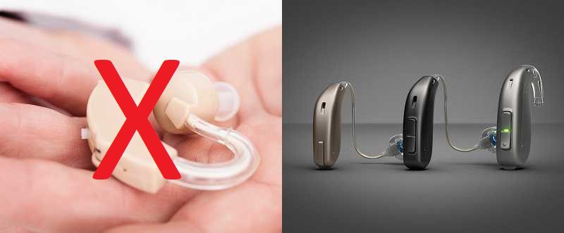 hearing aid product display multiple devices