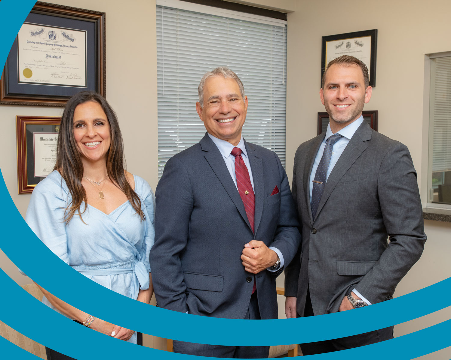 office reception desk close up shape image pat april jared shape image