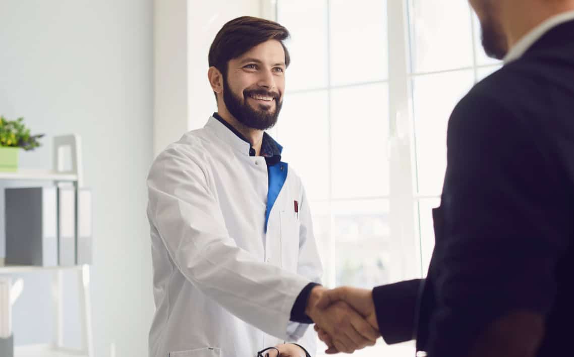 staff introduction mature bearded male provider