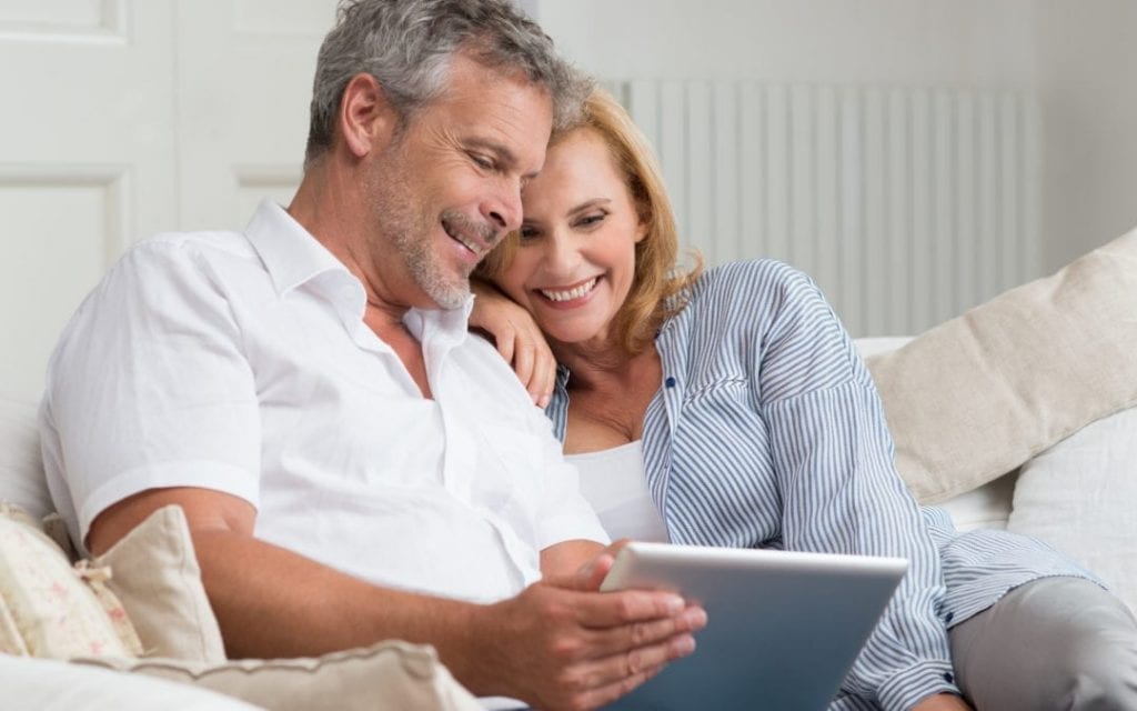 a couple browsing hearing aid products