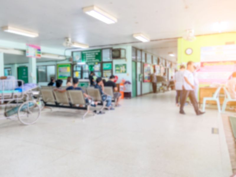 inside of a hearing clinic office
