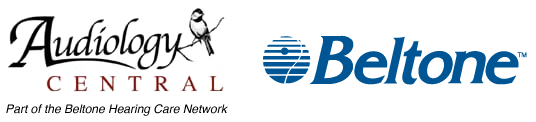 Audiology Central logo part of beltone