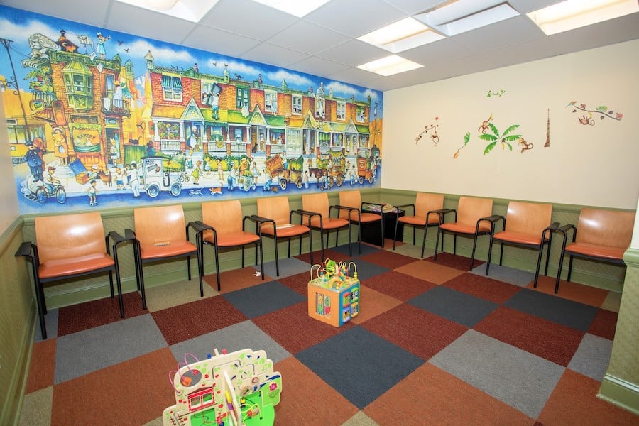Pediatric waiting room