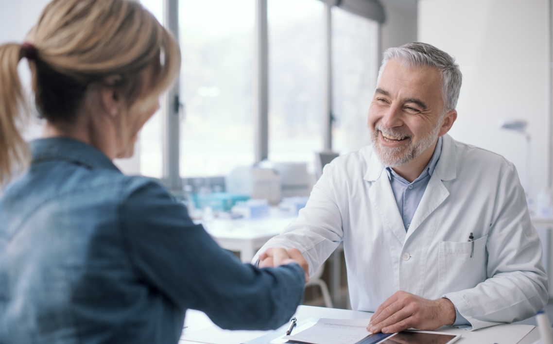 staff introduction grey haired male provider