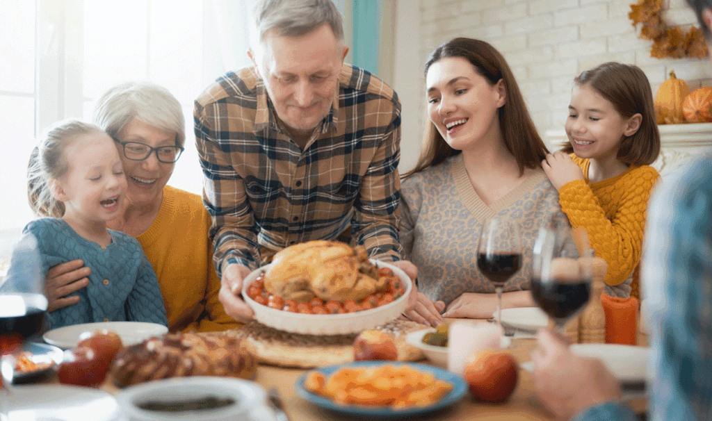 Grandparnets at Thanksgiving