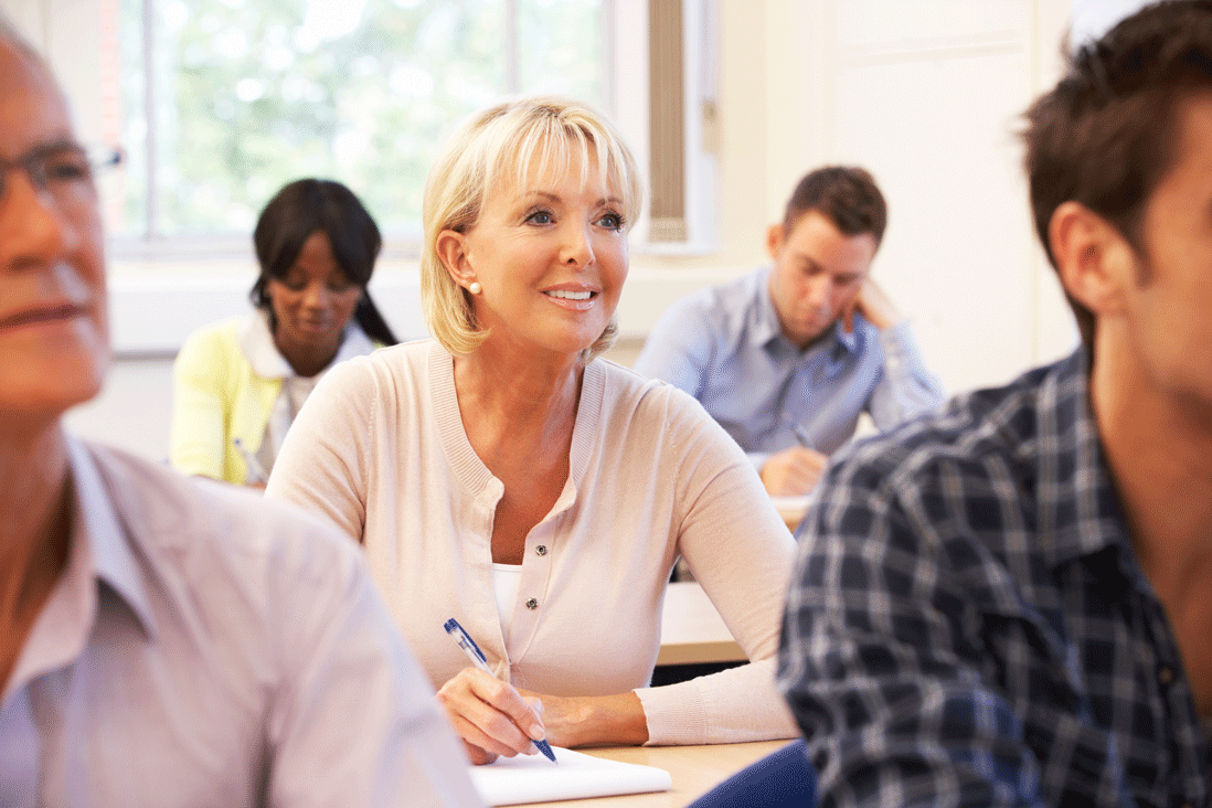 Senior Student in Hear for Life Class