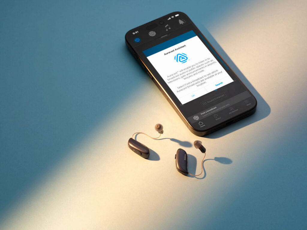 Beltone Envision BTE hearing aids with HearMax mobile app