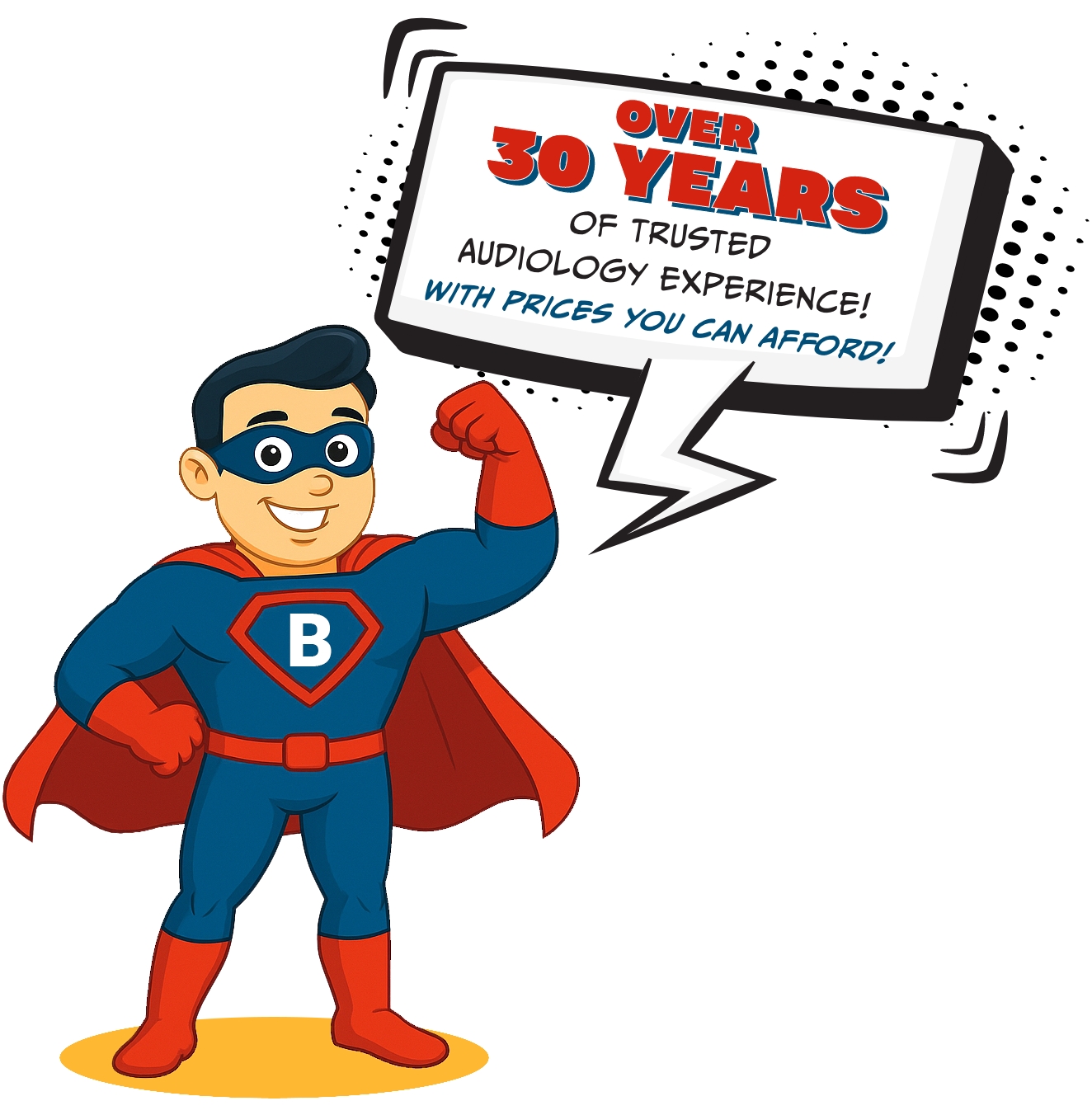 over 30 years of audiology experience with prices you can afford