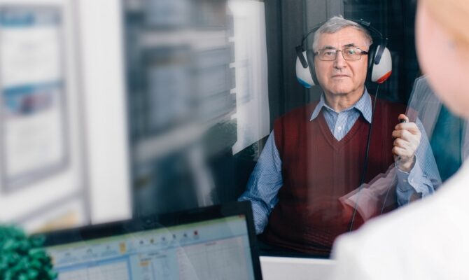 small content hearing booth test