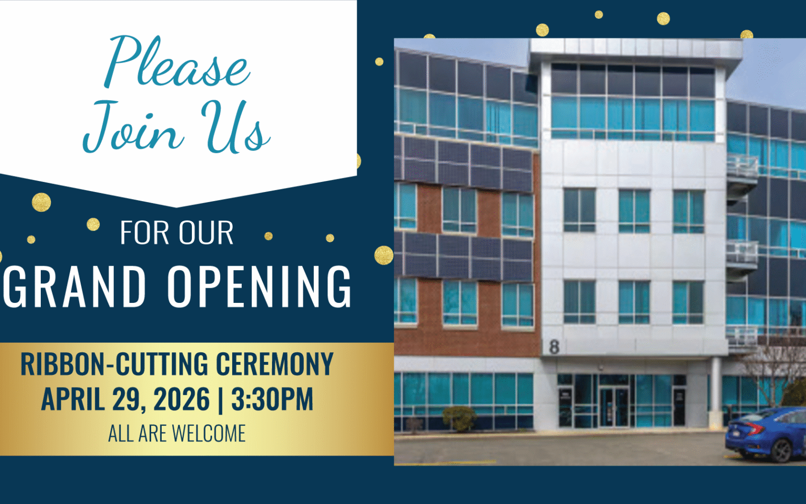 grand opening ribbon cutting celebration