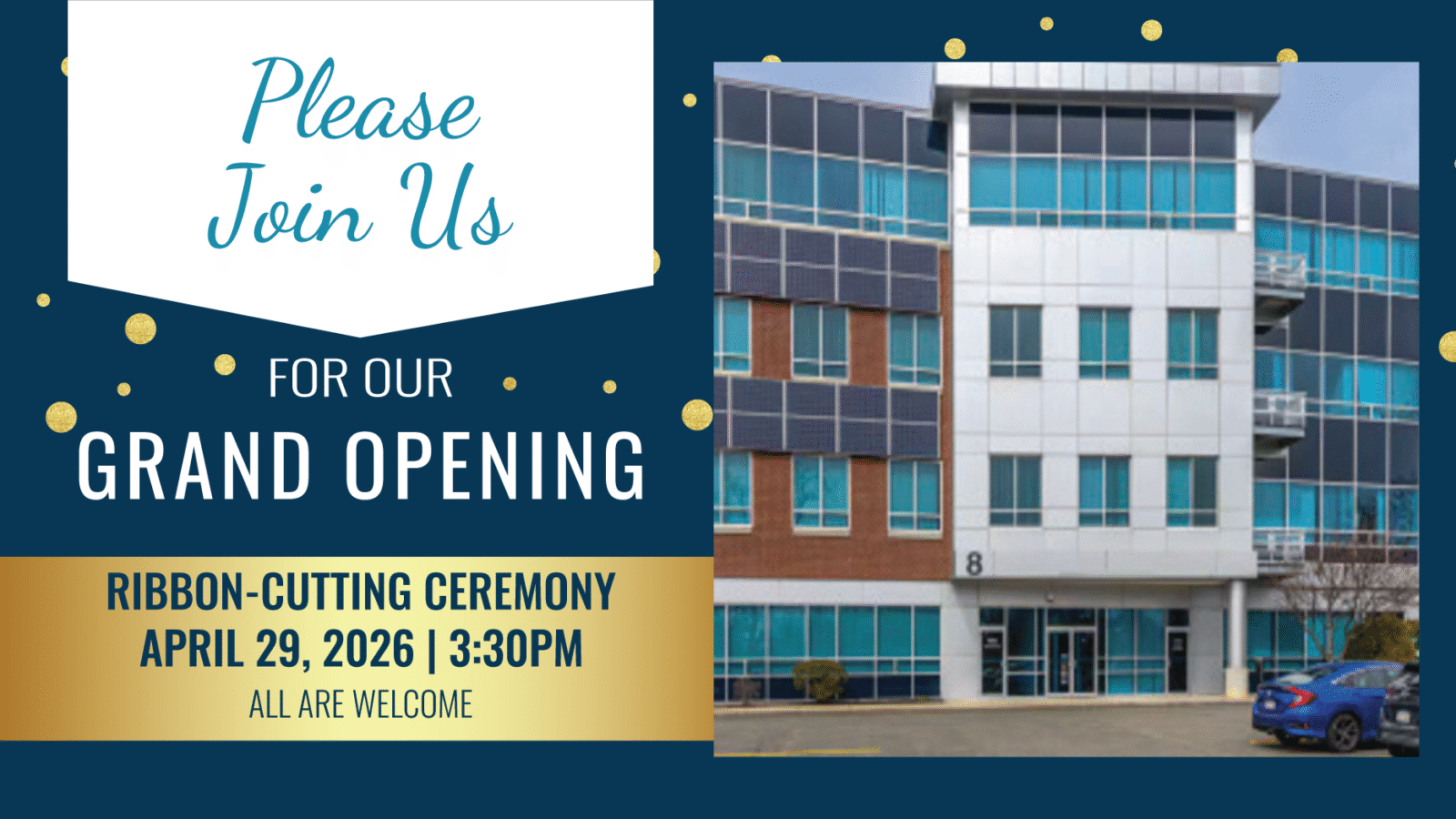 grand opening ribbon cutting celebration