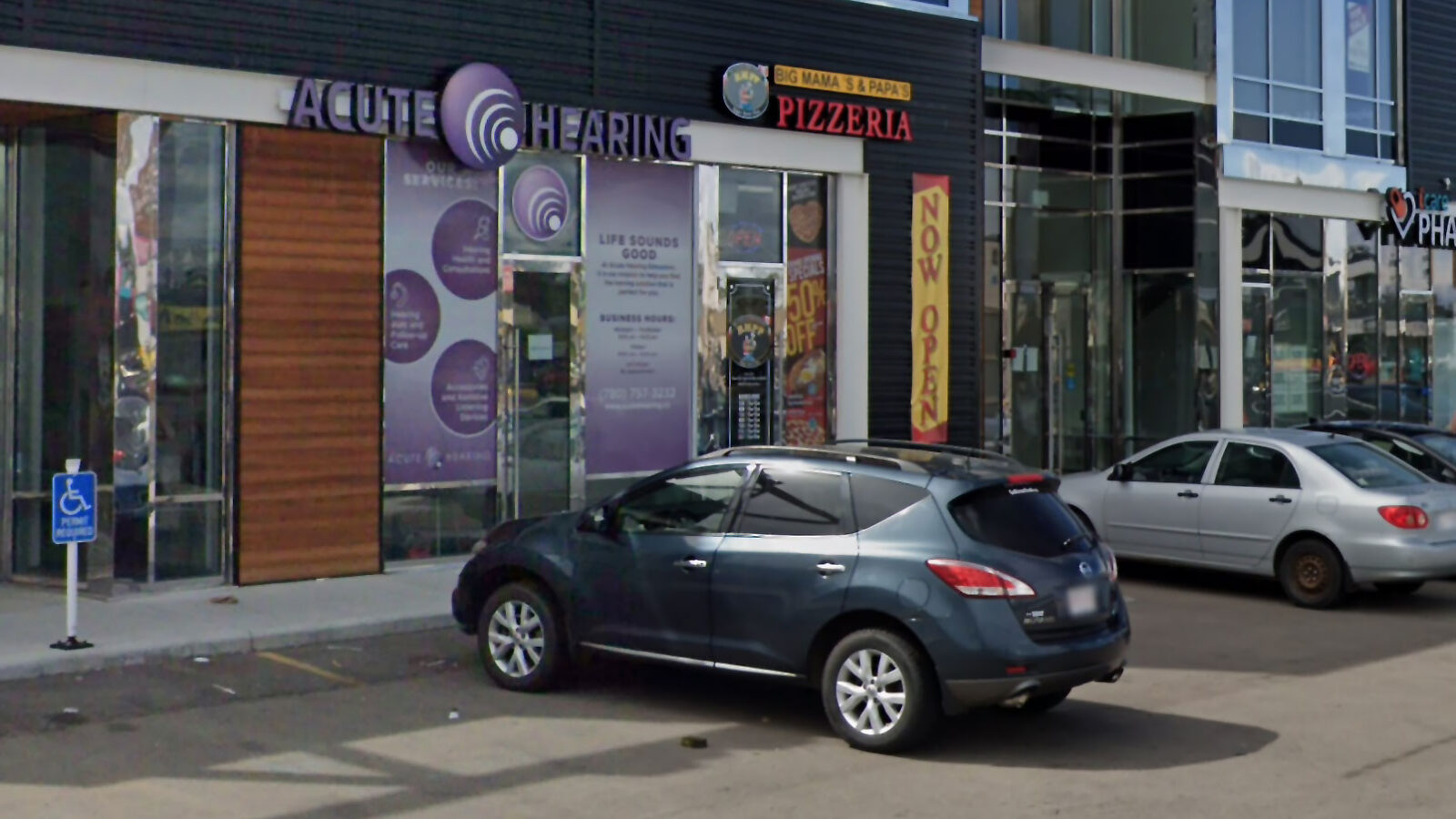 acute hearing location