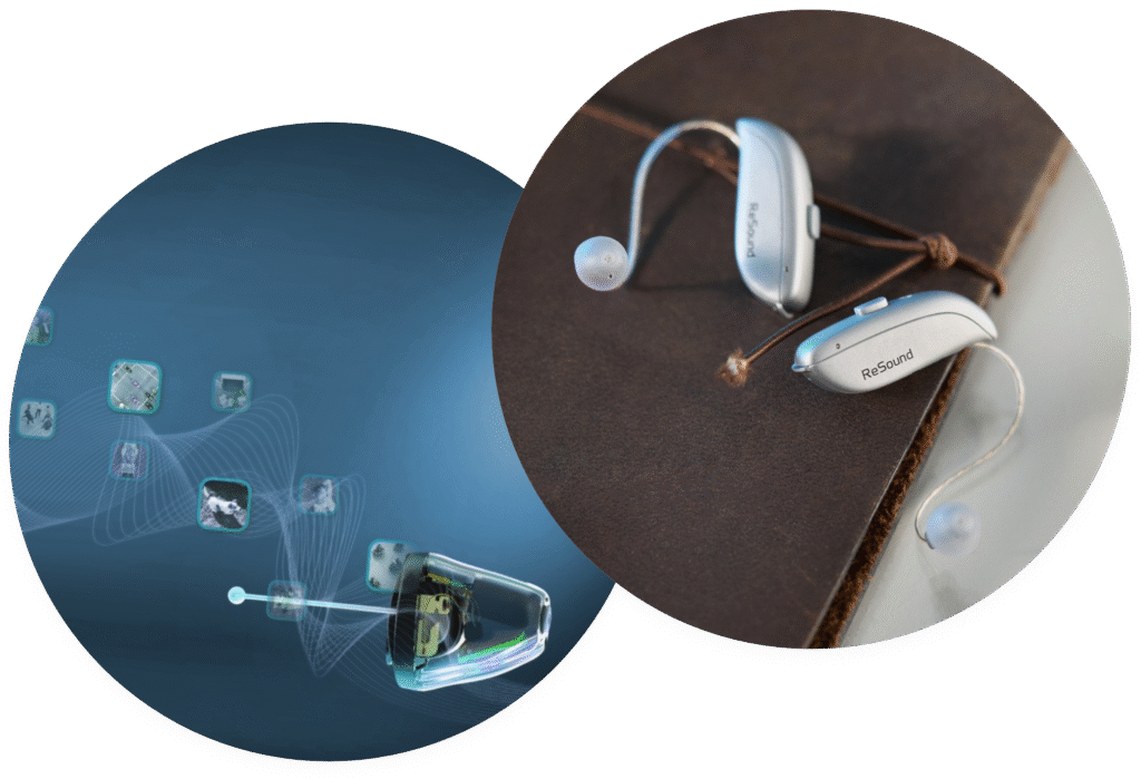 hearing aids collage