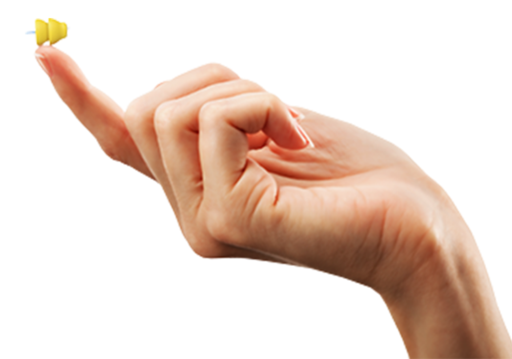 phonak lyric on finger