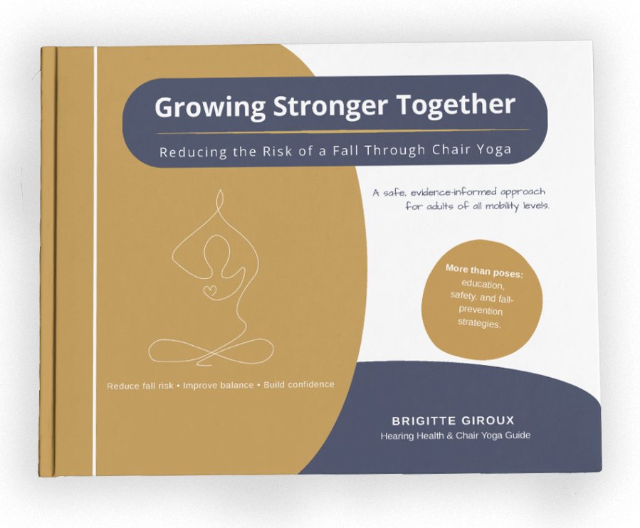 book growing stronger together reducing the risk of a fall through chair yoga