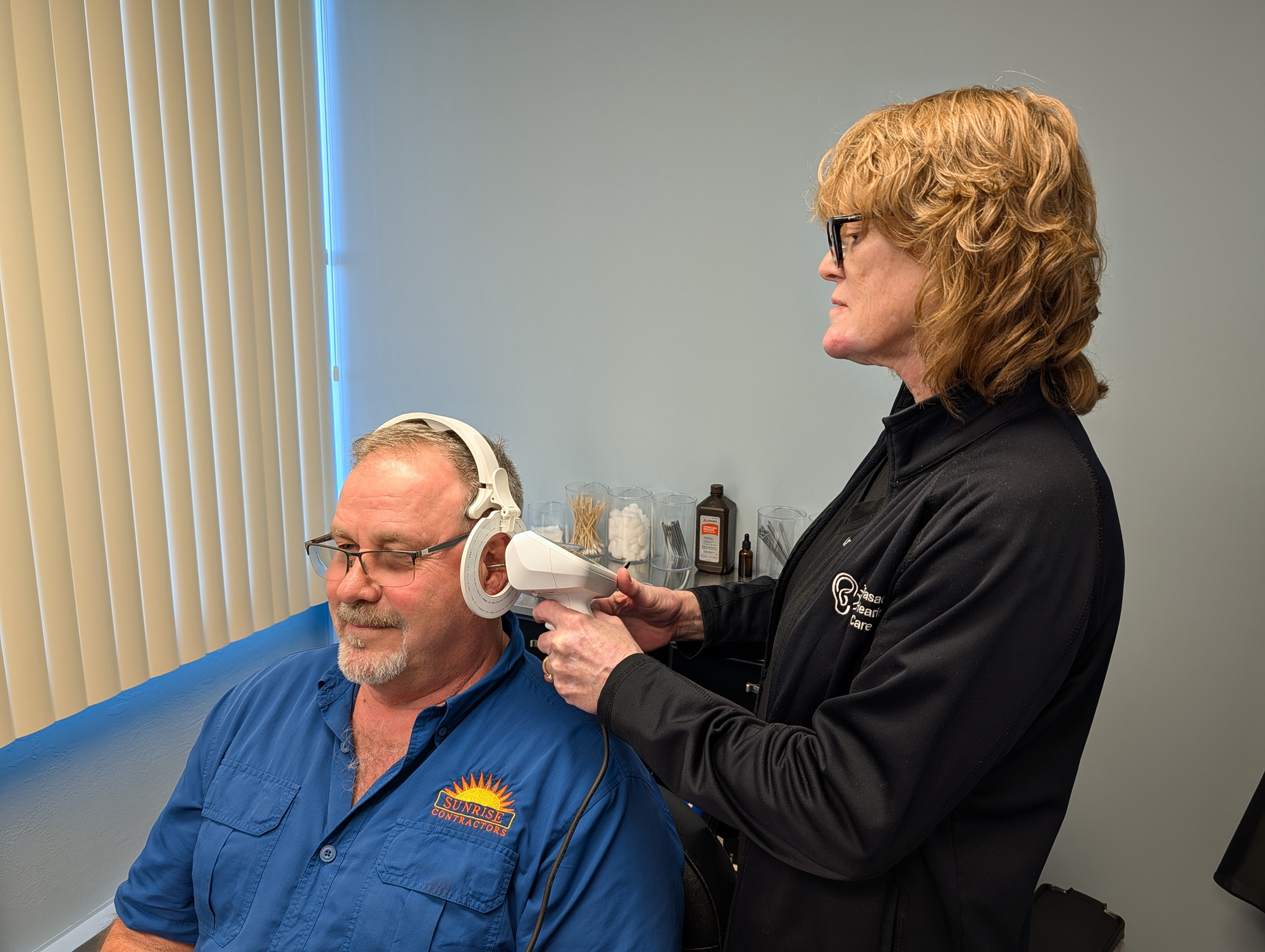 patient ear examination