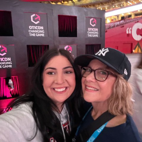 valerie and allison at oticon event square