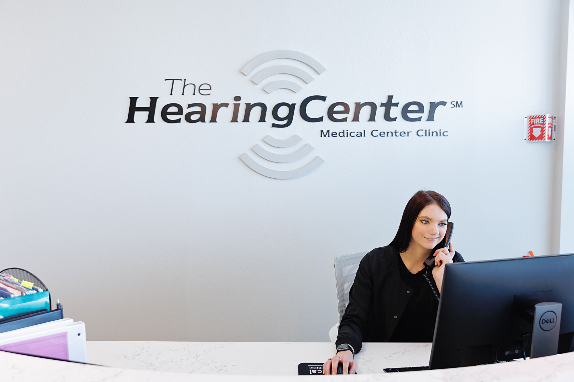 the hearing center interior