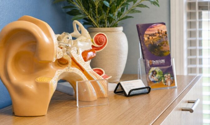 cta stacked hearing aid resources brochure ear diagram