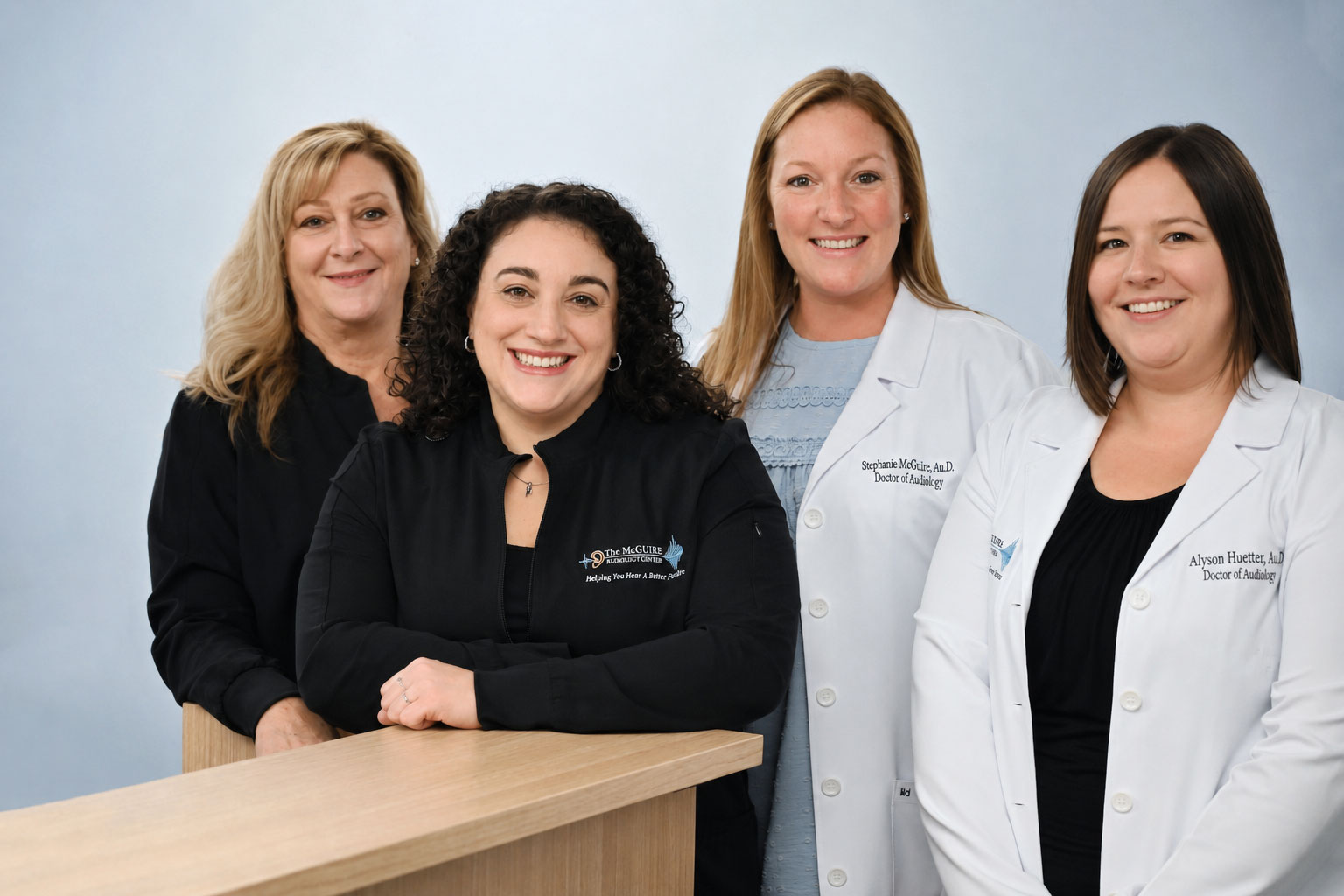 the mcguire hearing center group staff team