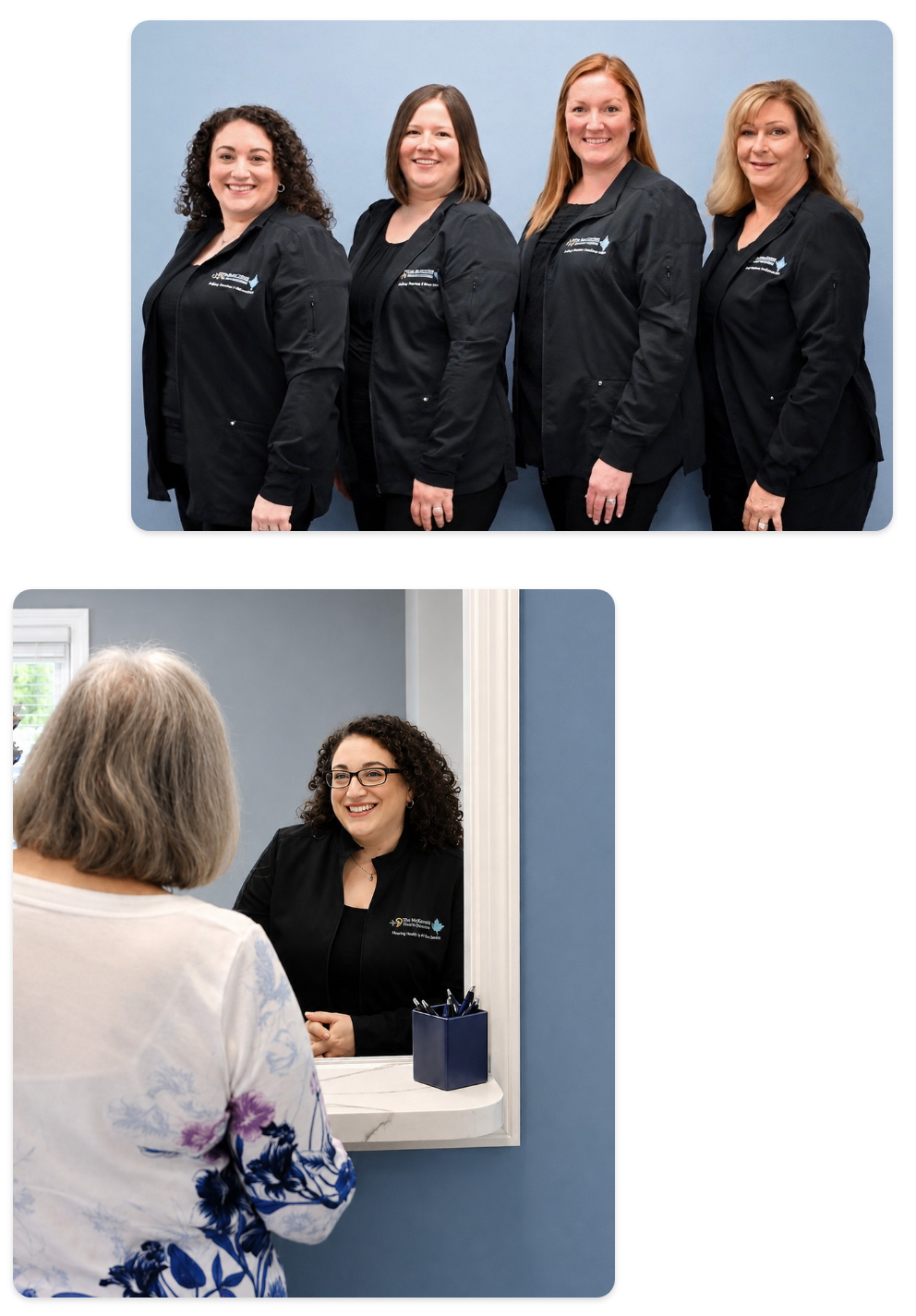about us staff group image front office welcoming