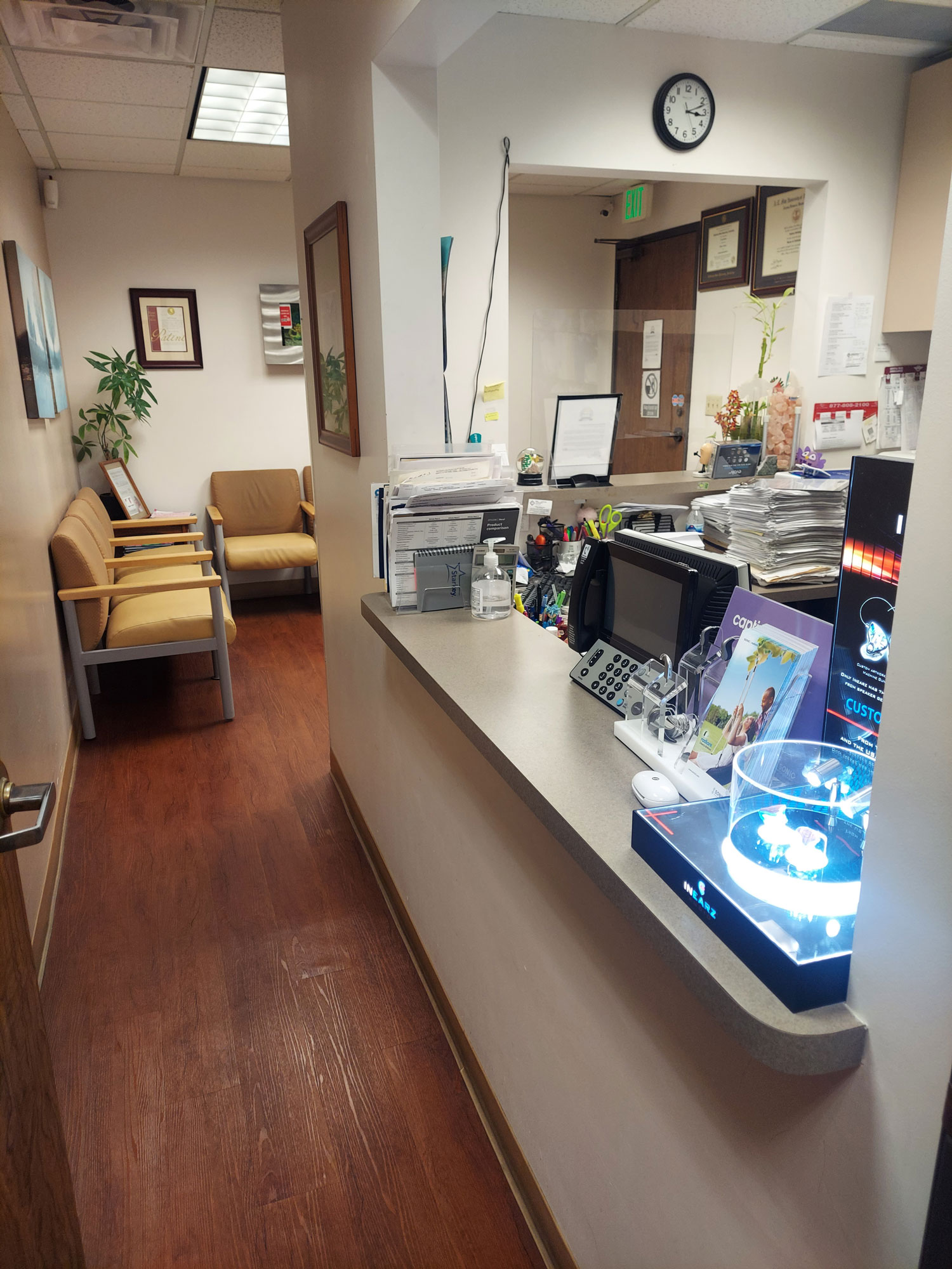 front office sitting welcome area