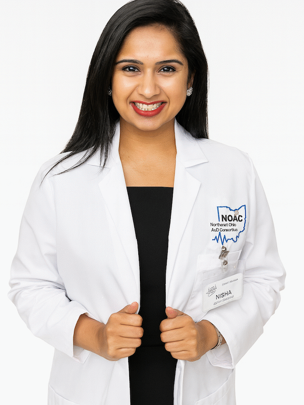 Nisha picture white background