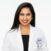 Nisha picture white background