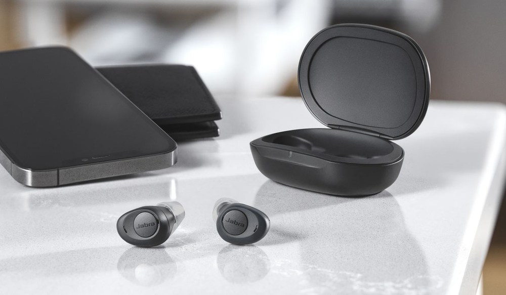 hearing aid Jabra black with case