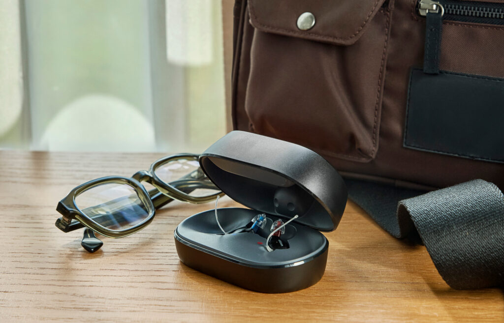 oticon zeal lifestyle open smartcharger case by glasses handbag