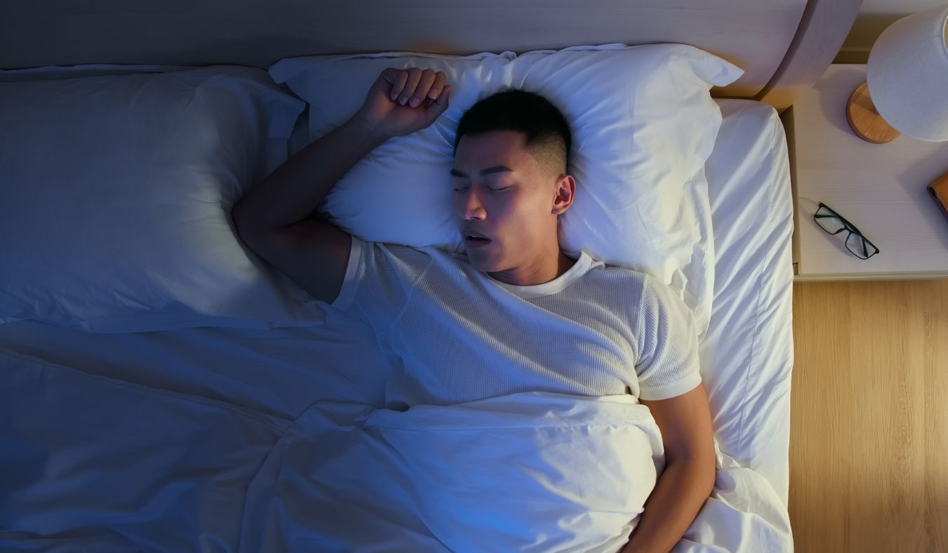 ent sleeping young man