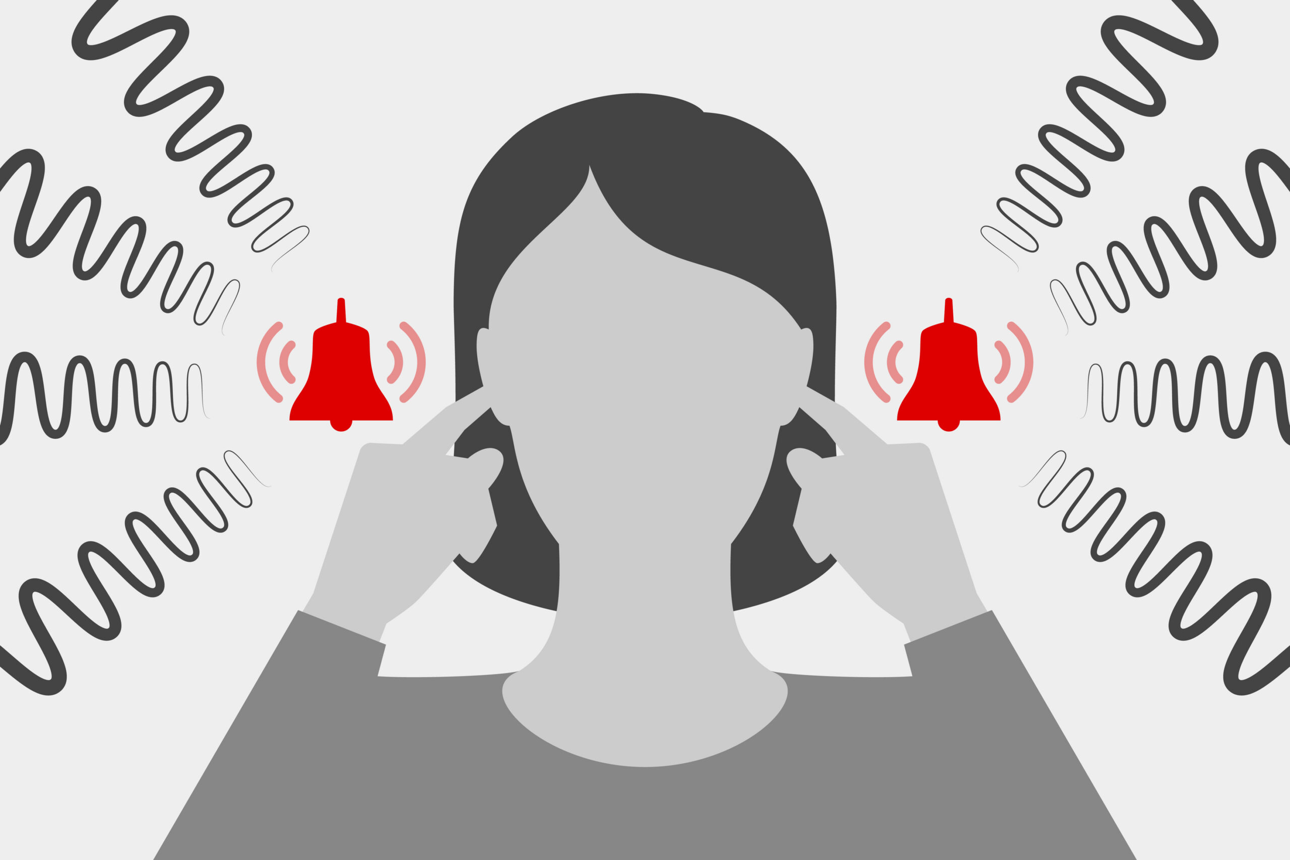 Woman are suffering from tinnitus