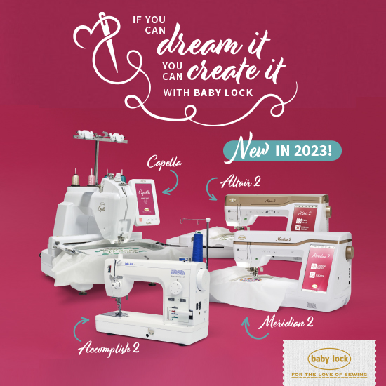 New Machines from Baby Lock