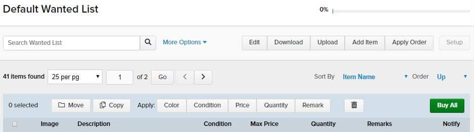 Bricklink Wanted List Feature (Complete Guide) | Belle-Ve Bricks | LEGO MOCS / Custom MOCs bricklink wanted list with pieces