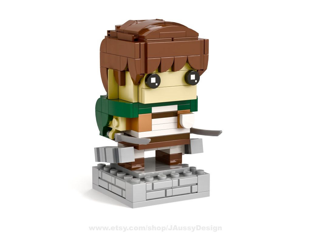 The Best LEGO Attack on Titan Sets | Belle-Ve Bricks | Buy LEGO MOCS | Building Instructions. LEGO Attack on Titans Eren Front