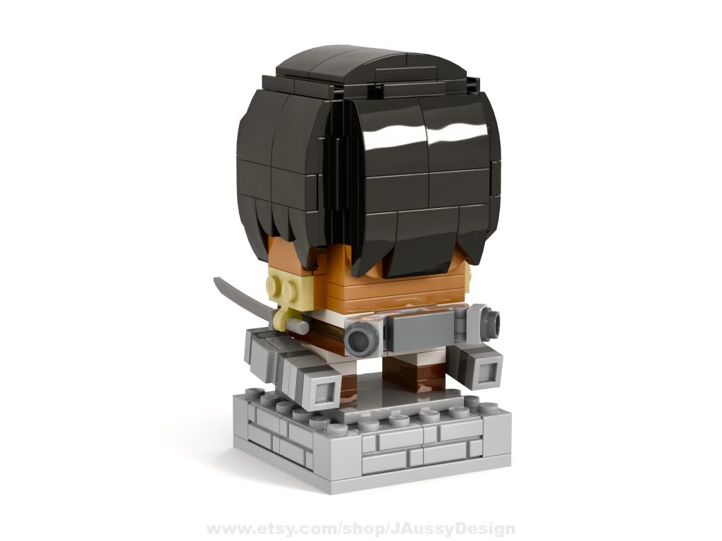 The Best LEGO Attack on Titan Sets | Belle-Ve Bricks | Buy LEGO MOCS | Building Instructions. LEGO Attack on Titans Mikasa Back