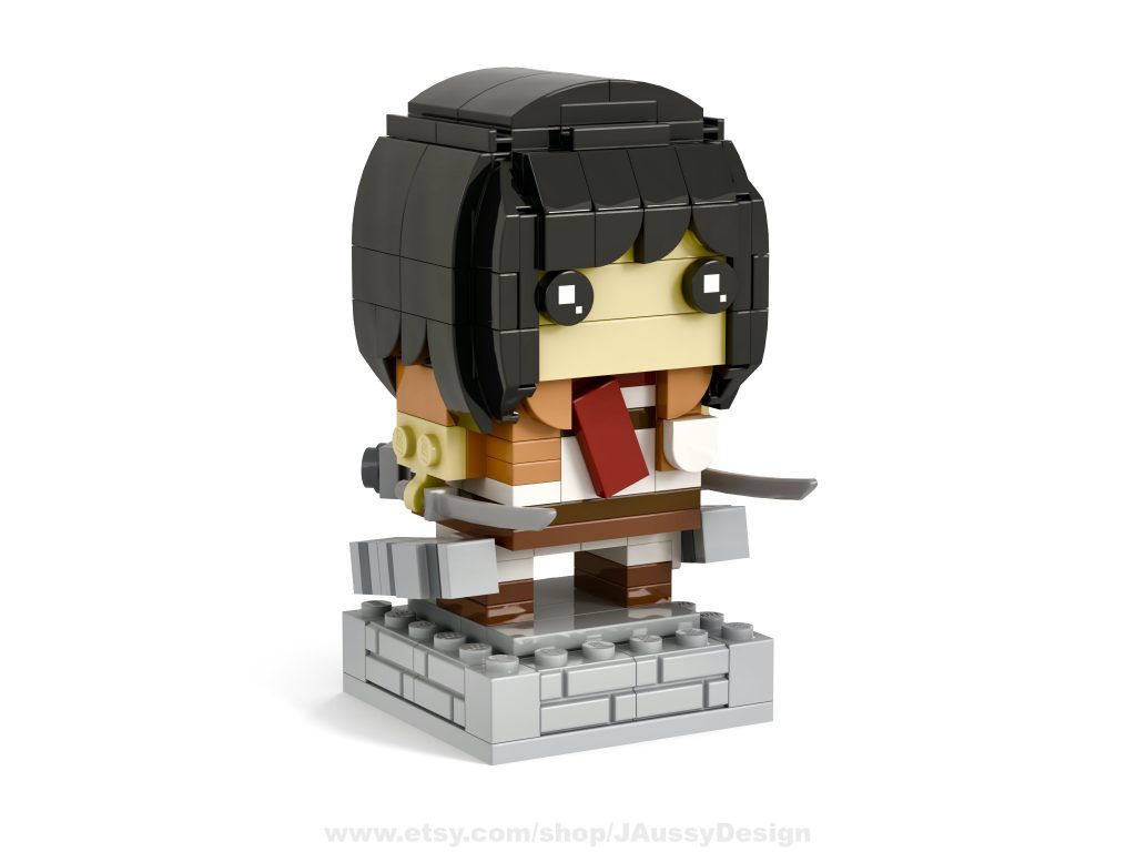 The Best LEGO Attack on Titan Sets | Belle-Ve Bricks | Buy LEGO MOCS | Building Instructions. LEGO Attack on Titans Mikasa Front
