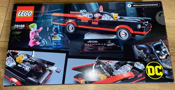 LEGO Set Review: The Classic TV Series Batmobile (76188) | Belle-Ve Bricks | Buy LEGO MOCS | Building Instructions. lego-batman-76188-batmobile-box-back
