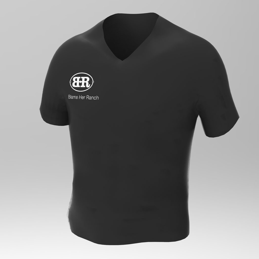 BHR Men's V-Neck Short Sleeve T-Shirt | Blame Her Ranch