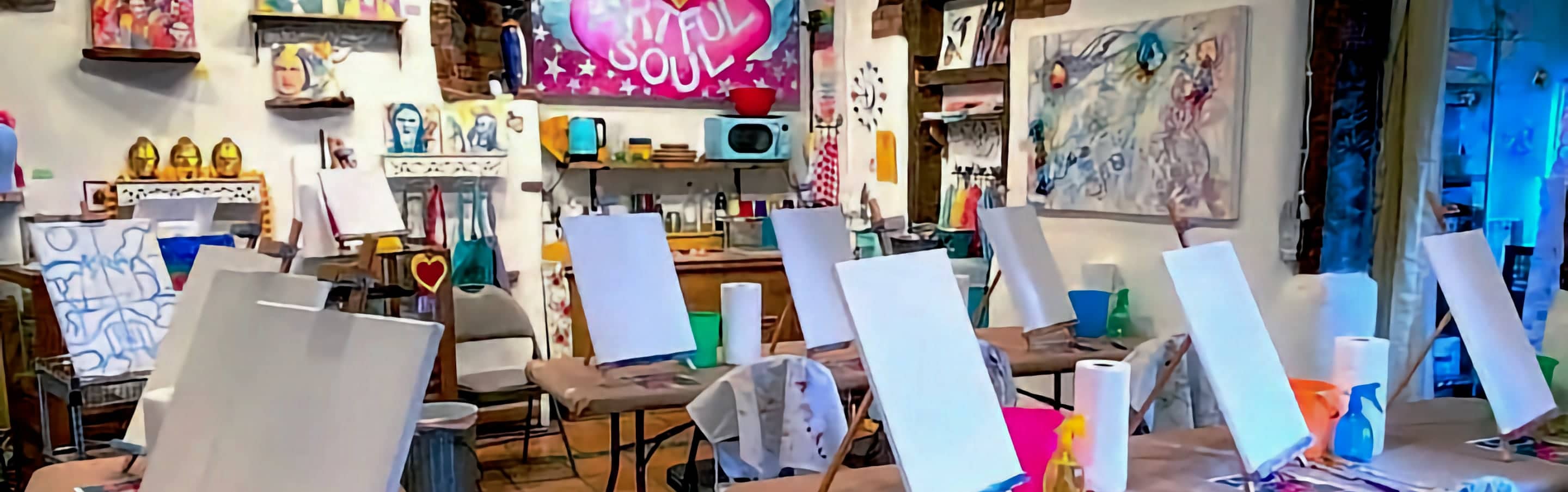 Painting Classes and Live Paintings Blame Her Ranch