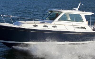 Time for Two Aboard a New Back Cove 34