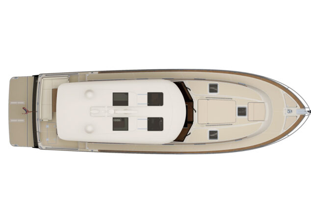 Sabre 51 Top Down Exterior Rendering