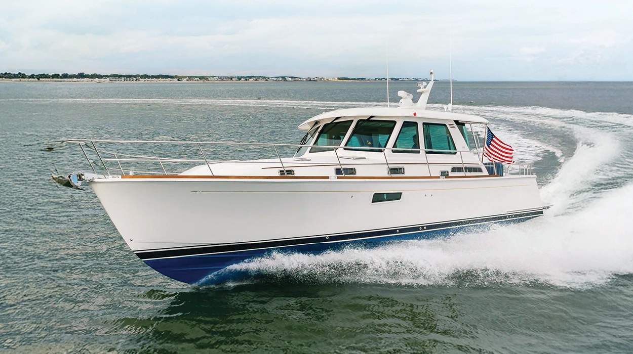 New Sabre 48 Salon Express Video