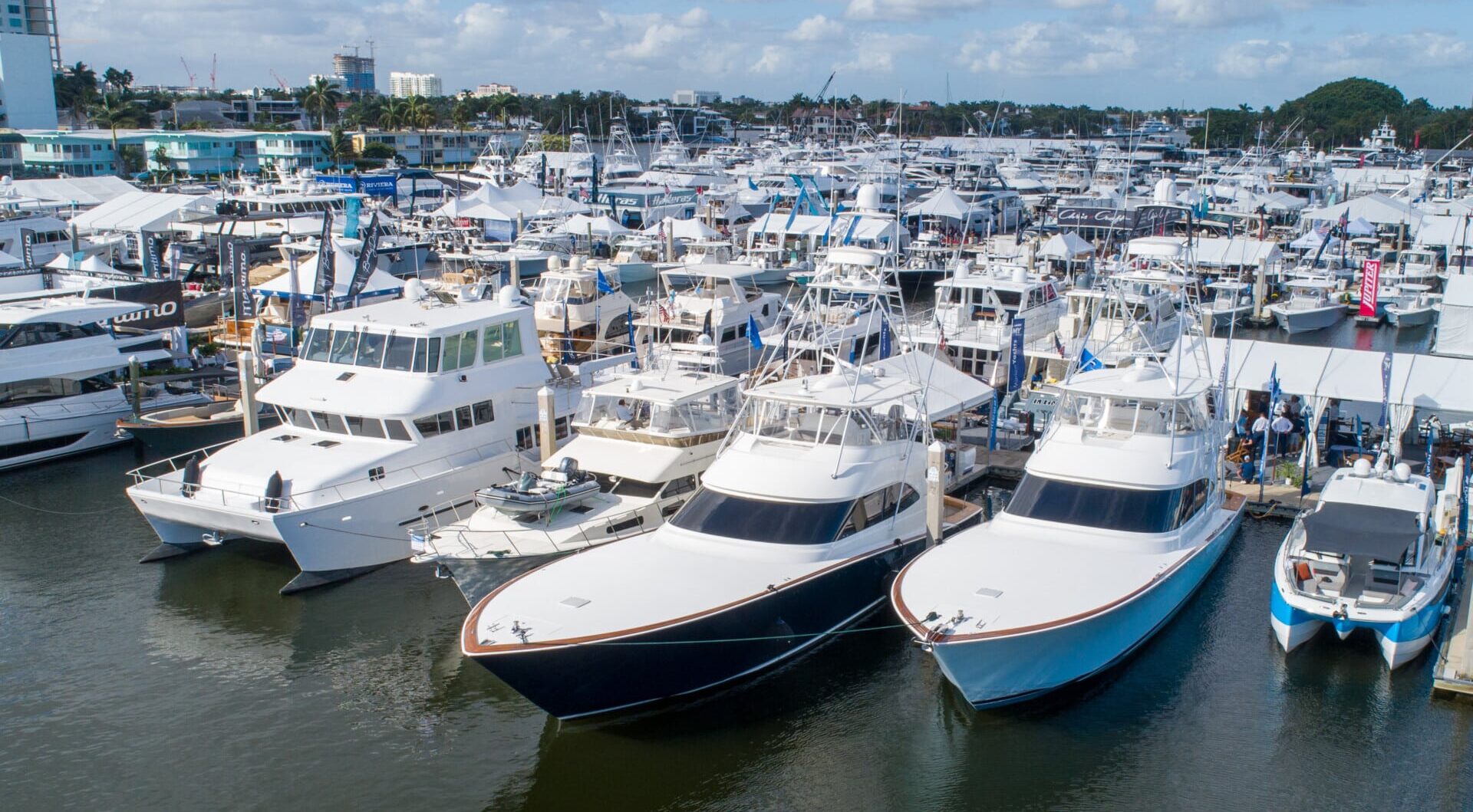 Fort Lauderdale Boat Show Aerial