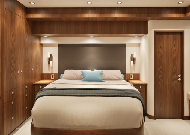Hatteras 77 Convertible Master Stateroom